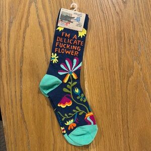 Blue and Green women’s Socks by Blue Q